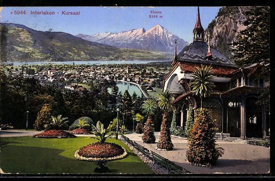 Cartes postales: AK Interlaken, Kursaal – D'occasion à Berlin par bartko-reher
