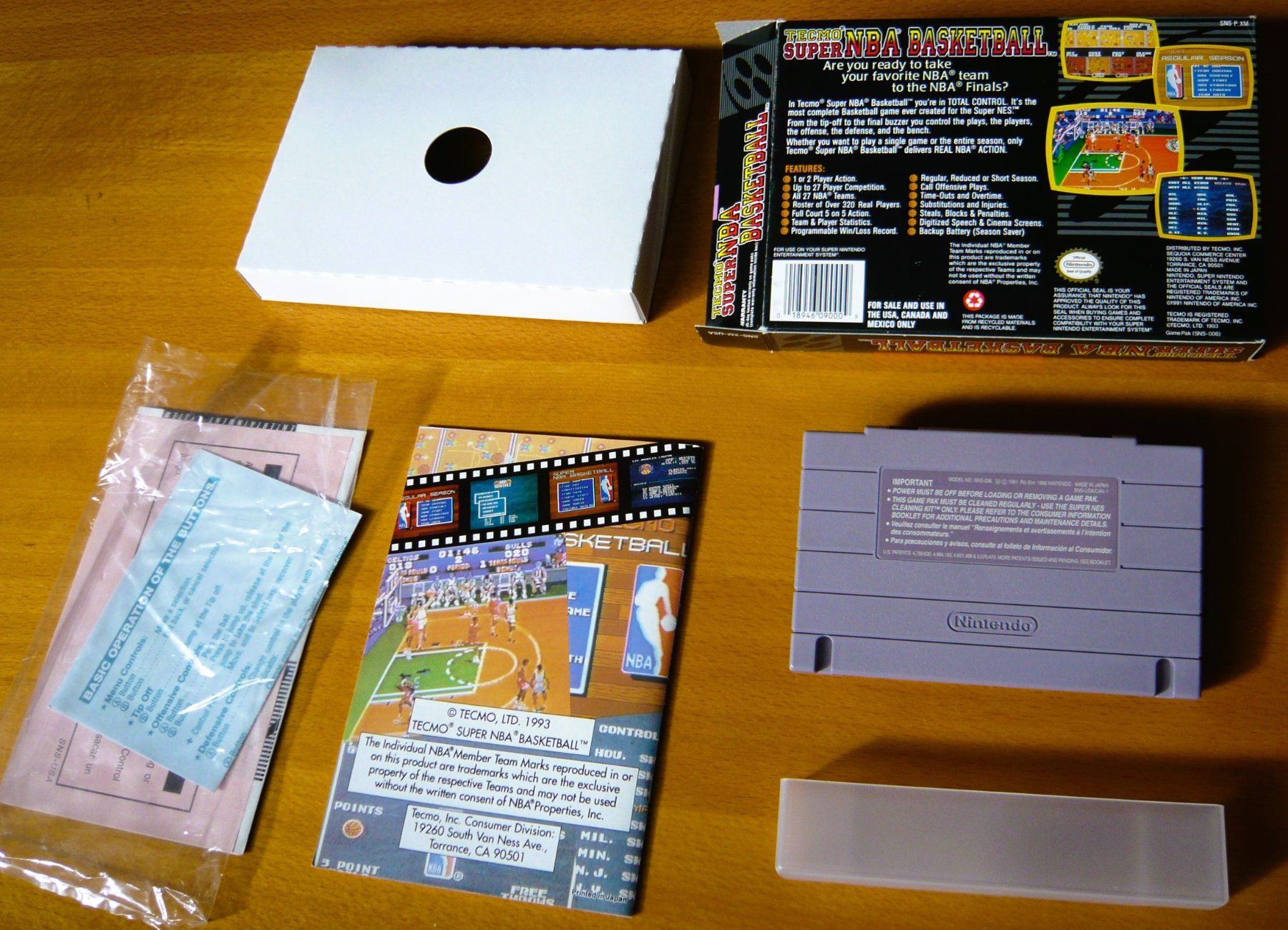 Nintendo Giochi: SNES: Tecmo Super NBA Basketball – Usato da Onex venduto da Jaguar1986 3