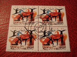 Marke Gymnastrada, 2011, FDC + Lose 4erblock  ET-o