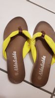 Schläppli FlipFlops Sandalen Schuh Sommer Sommerschuhe gelb