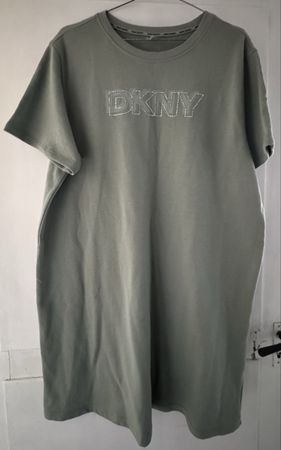 DKNY T-Shirt Dress, size XL, Light Green, Casual Style
