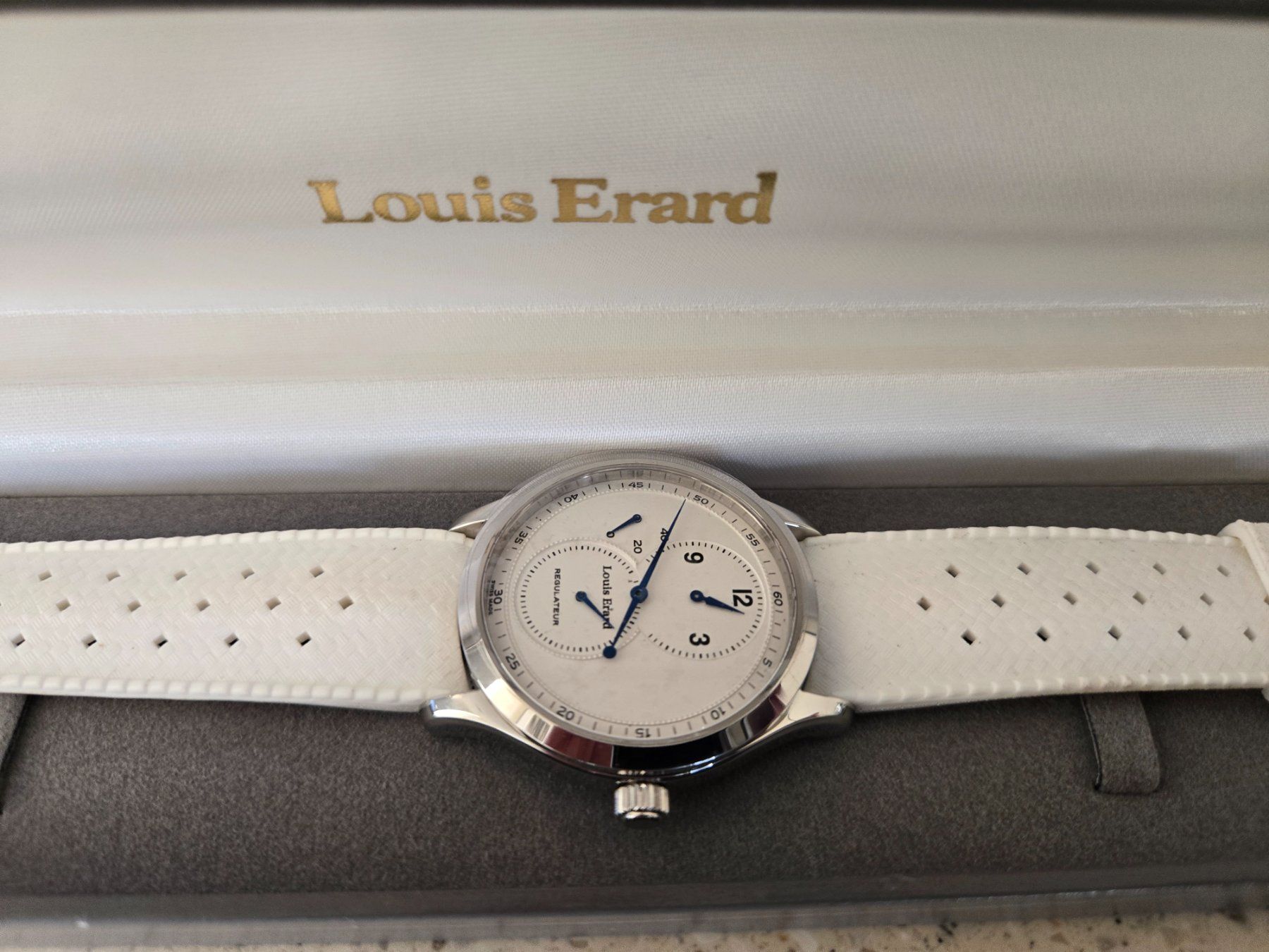 Louis Erard Orologi: Louis Erard Regulator Mod 201 – Nuovo (secondo la descrizione) da Chabrey venduto da Horology 3