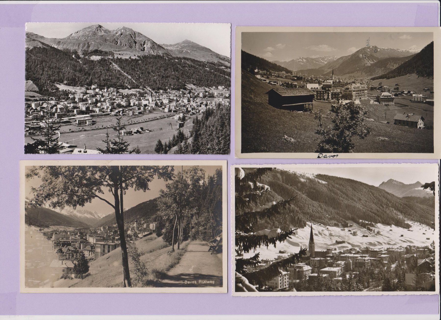 Cartoline postali: DAVOS   -   16 alte Ansichtskarten – Usato da Vitznau venduto da Ropaku 4
