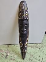 Afrikanische Sepik Maske Holz geschnittt authentisch (T3)