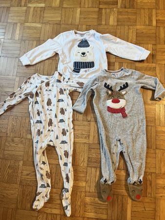 Weihnachts Kleiderset in Gr. 86+92