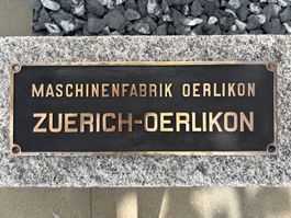 Fabrikschild Ae 4/6 10801 Maschinenfabrik Zürich - Oerlikon