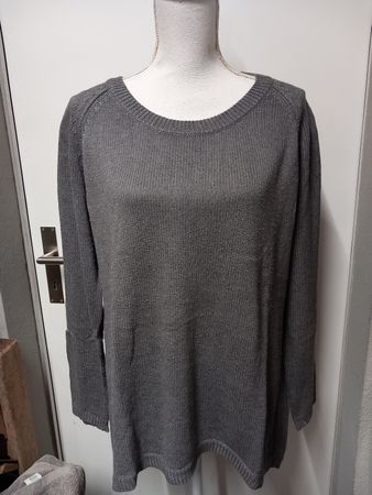 NILE Pullover Gr.XL Viscose/Baumwolle, grau