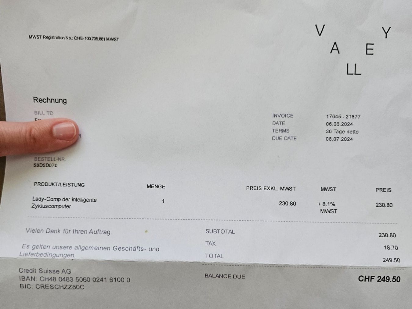 Appareils médicaux: Lady-Comp Fertilitätsmonitor / Zykluscomputer – D'occasion à Sion par Joelburch 2