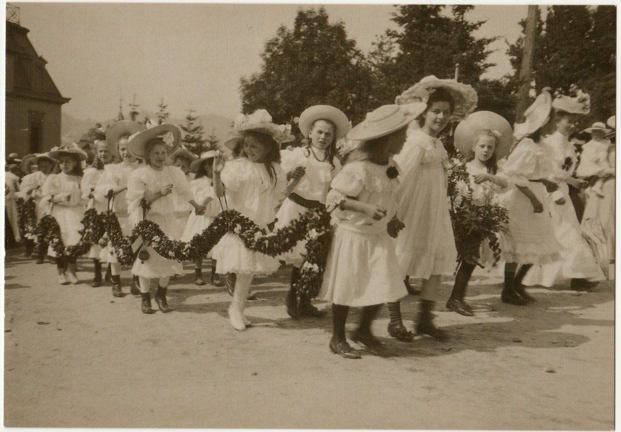 Cartoline postali: St. Gallen;  Kinderfest um 1900 – Nuovo (secondo la descrizione) da Fällanden venduto da Blausegelfliege