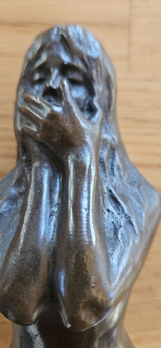 Skulpturen & Statuen: Statuette Bronze Marmorsockel – Gebraucht aus St. Margarethen TG von Mobi7 6