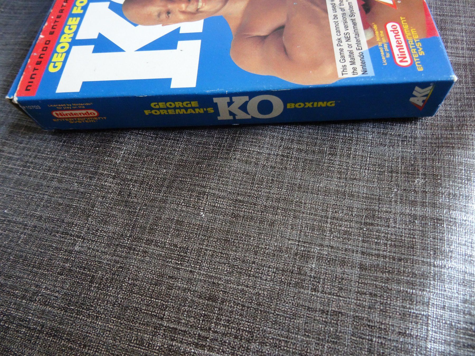 Nintendo Giochi: George Foreman's KO Boxing NES OVP – Usato da Olten venduto da Disc-Ausverkauf 4