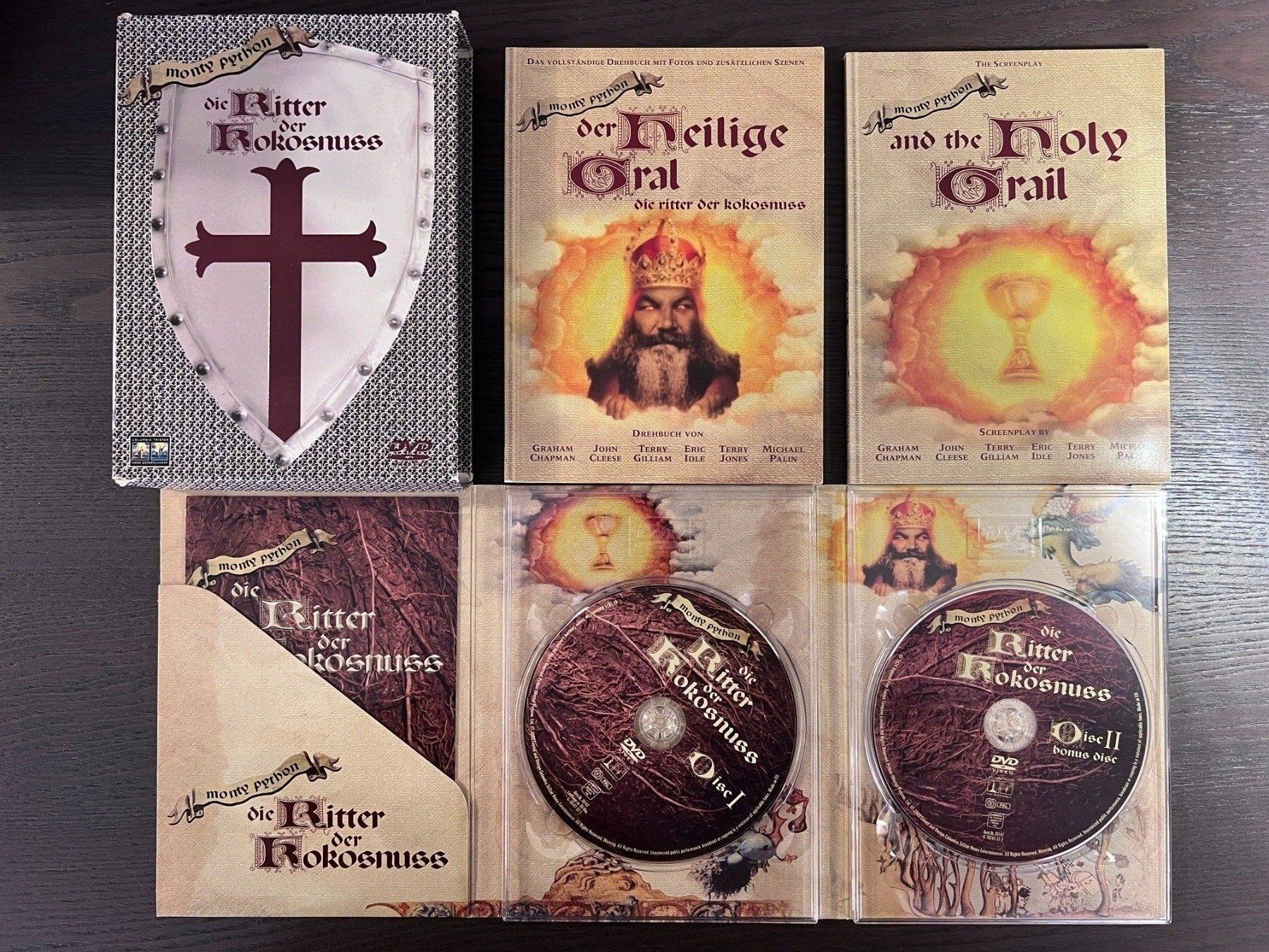 Tutti i DVDs: Monty Python - Die Ritter der Kokosnuss – Usato da Zürich venduto da FilmFreunde 2