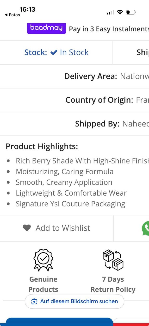 Make-up: Yves Saint Laurent YSL Loveshine Lip Oil Gloss Neu – Neu und originalverpackt aus Zumikon von Stefan3535 1