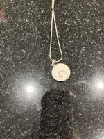 Shiva Auge Muschel Kette Silber