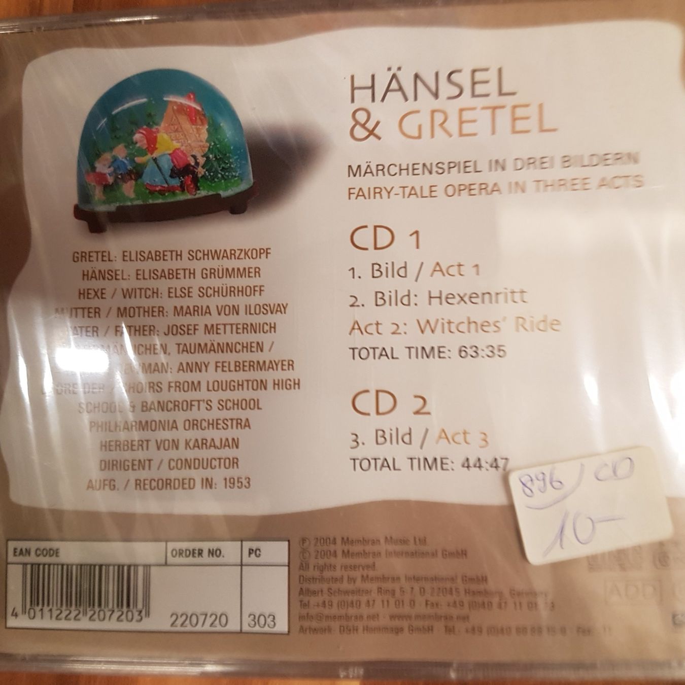 CD: 2 Cds Märchen und Lieder K13 – Nuovo e nell'imballaggio originale da Schwarzenburg venduto da Flamingo07 5