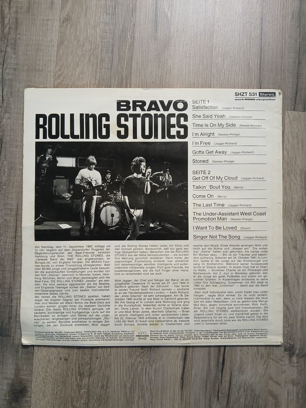 Dischi in vinile: Vintage Bravo LP Rolling Stones – Usato da Würenlos venduto da sul_cm8q 1
