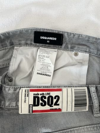 Dsquared2 Jeans Grey Size 52 Distressed Condition