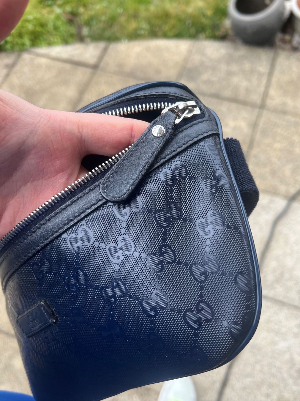 Gucci Borse: Gucci Belt Bag oder Bumbag - Blue Monogram / TOP – Usato da Derendingen venduto da MDPshopandmore 1