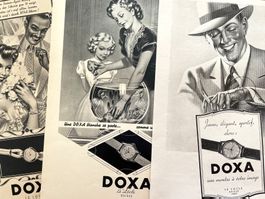 Doxa Watch - 3 alte Werbungen / Publicités 1948/50