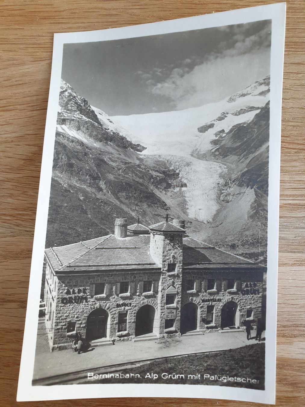 Cartoline postali: Postkarte - Bernina Bahn Alp Grüm – Usato da Moosseedorf venduto da Feinbein