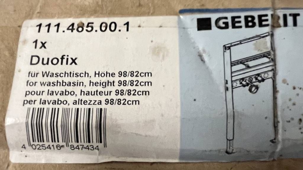 Lavabi & lavandini: Geberit Duofix für Waschtisch – Usato da Lupsingen venduto da MaCoE 2