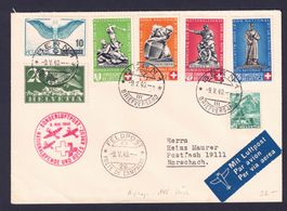 1940, Rotkreuzflug Bern Feldpost 26, selten