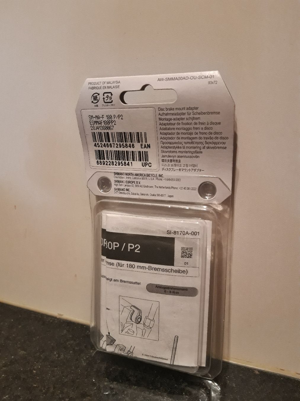 Shimano Pezzi di ricambio: Shimano Scheibenbremsen Adapter – Nuovo e nell'imballaggio originale da Basel venduto da unk_t572 1