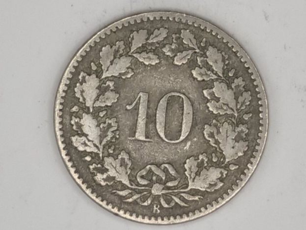 Tutti le monete: 10 rappen 1894 – Usato da Bure venduto da chap981 2