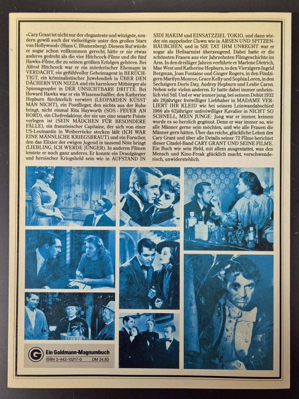 Libri: Cary Grant und seine Filme – Usato da Chur venduto da big_5zx8 1