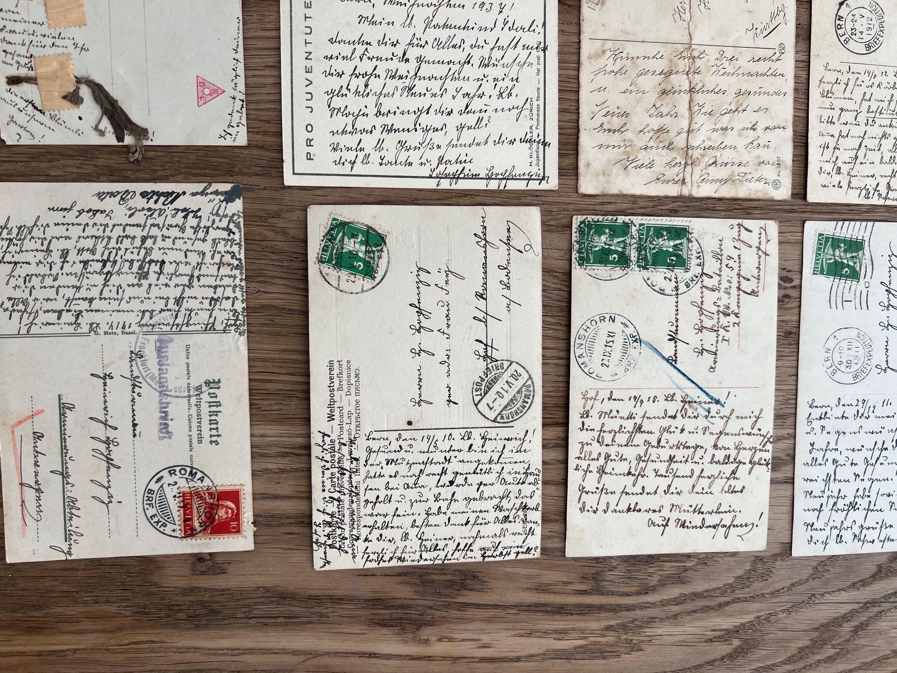 Cartoline postali: Sammlung antike Postkarten Schweiz – Usato da Hermetschwil-Staffeln venduto da militaria-schweiz 6