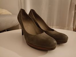 Kennel & Schmenger High Heels Pumps, Leder, Grau, 40/ 6.5