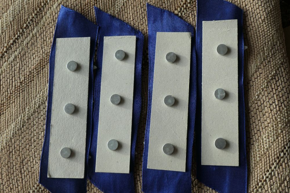12 Paar Magnetische Vorhangclips - Verdunkelungsrollo Zubehör Mit Kleber