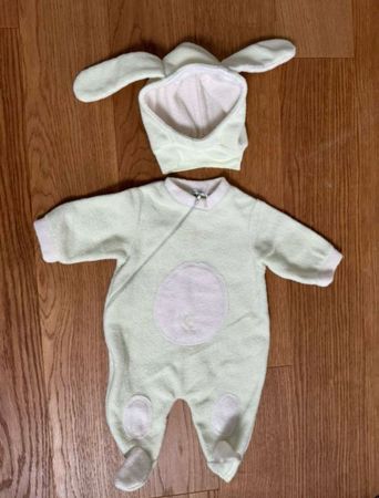 Baby Kostüm, Fotoshooting "Hase" Gr.56