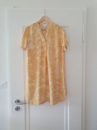H&M Kleid Viskose gelb Gr. XS neuwertig