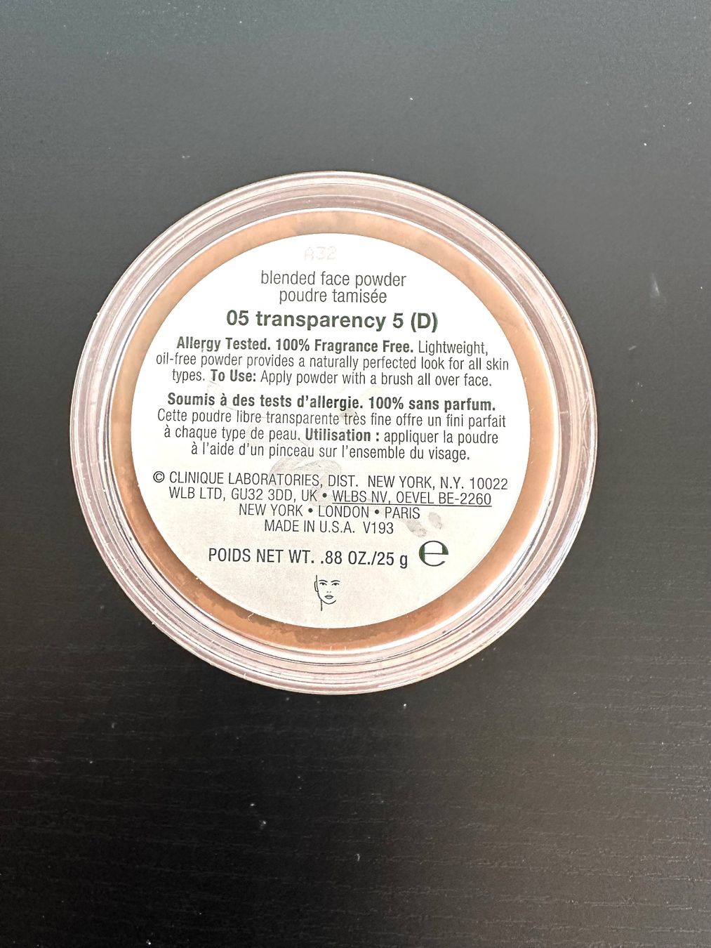 Clinique Make-up: Clinique Blended Face Powder, Transparency 05 – Nuovo (secondo la descrizione) da Emmenbrücke venduto da little.treasures 1
