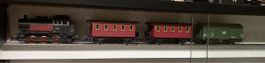Märklin H0 Dampflock-Set - mit 3 Wagen