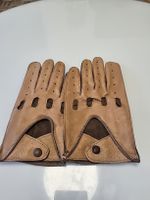 Vintage Autohandschuhe / Lederhandschuhe Grösse 9 Beige