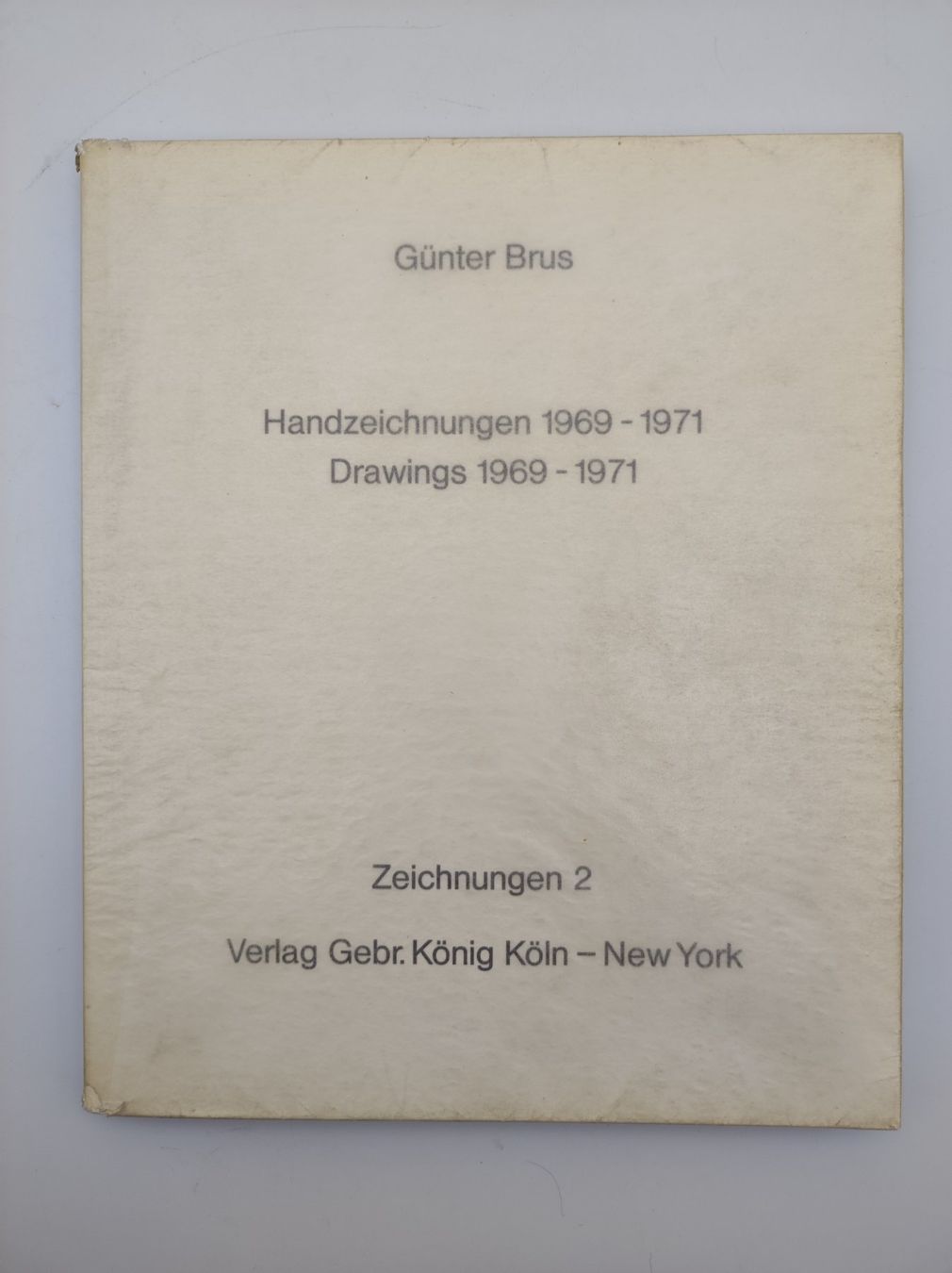 Libri: GÜNTER BRUS - HANDZEICHNUNGEN – Usato da Goldach venduto da Gaip 1