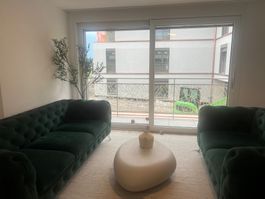 Zwei Chesterfield Sofas Samt wie neu
