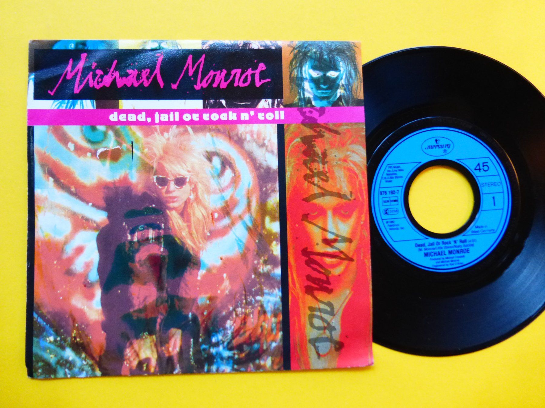 Schallplatten: MICHAEL MONROE 7" DEAD, JAIL OR ROCK N' ROLL – Gebraucht aus Zürich von