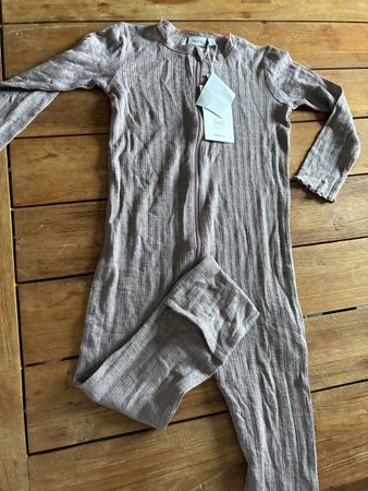 Neu Pyjama gr. 98 aus Wolle Seide