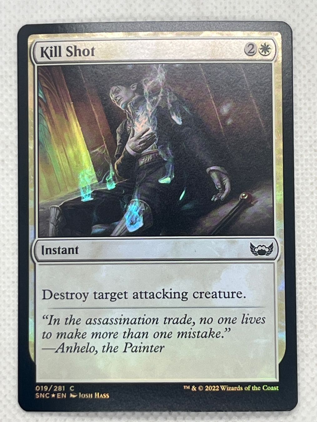 Magic The Gathering Carte collezionabili: MTG Kill Shot SNC 019 Englisch Foil Common – Usato da Hinterkappelen venduto da Kim1992