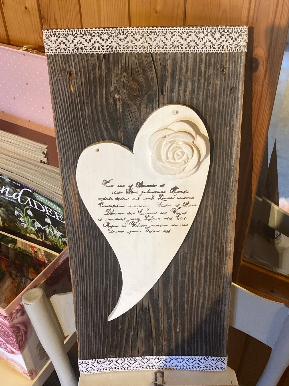 Tutte le decorazioni: DEKO AUF HOLZ,SHABBY CHIC – Nuovo (secondo la descrizione) da Meienried venduto da ManuelaBoutique