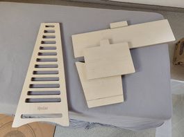 Mobiles Stehpult Upstaa XL beige höhenverstellbar