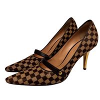 Louis Vuitton Vintage Pumps 37 – Damier Sauvage  Heels