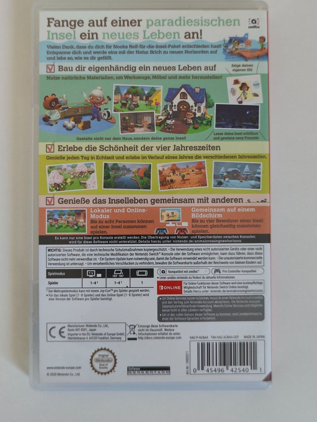 Nintendo Giochi: Animal Crossing: New Horizons - Nintendo Switch – Usato da Dintikon venduto da Nightcom 1