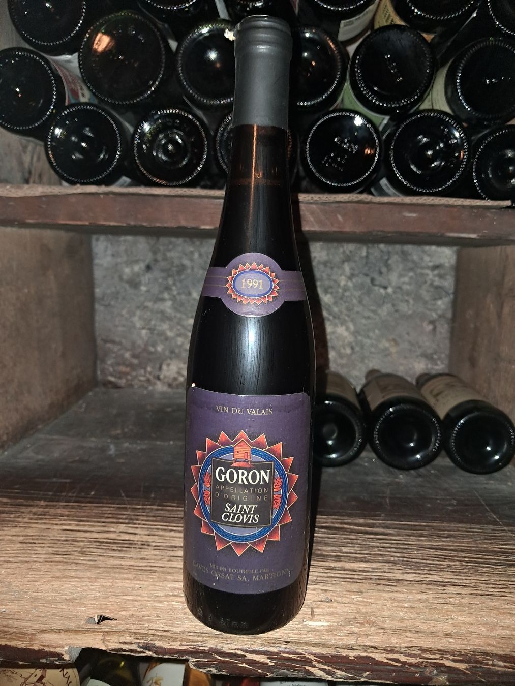 Wein: Goron du Valais Saint Clovis 1991 – Neu und originalverpackt aus Le locle von juliensaran