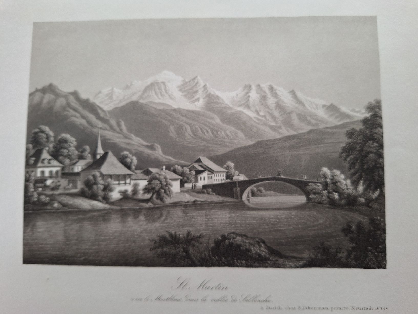Incisioni: ST. MARTIN  MONBLANC – Usato da Bevaix venduto da bohrap