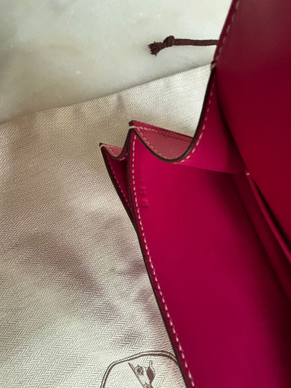 Hermès Borse da donna: Hermes Constance Elan Candy Rose Tyrien Epsom Phw Q orirecpt – Usato da Zürich venduto da RoastedCocoNut 3