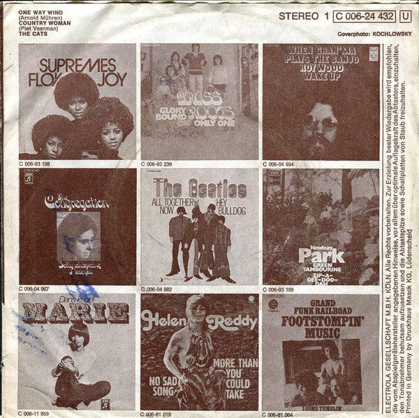 Dischi in vinile: Cats: One Way Wind 7" – Usato da Steinhausen venduto da Vilivinili 1
